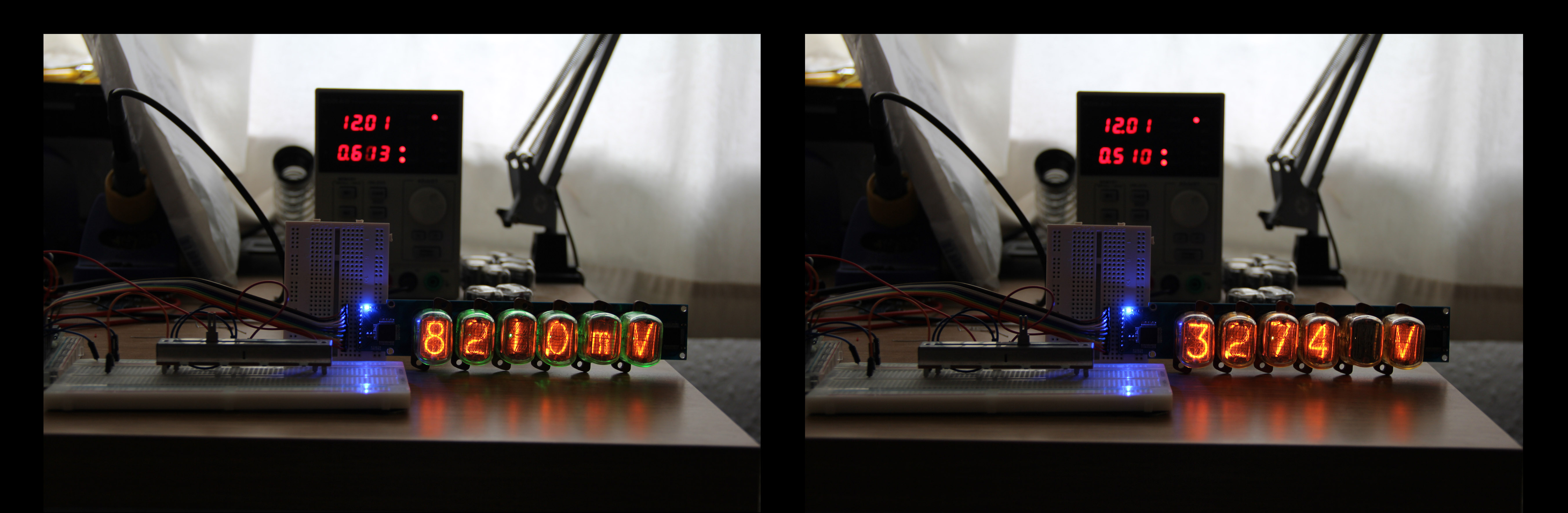 Nixie Tube Driver nixie as voltmeter