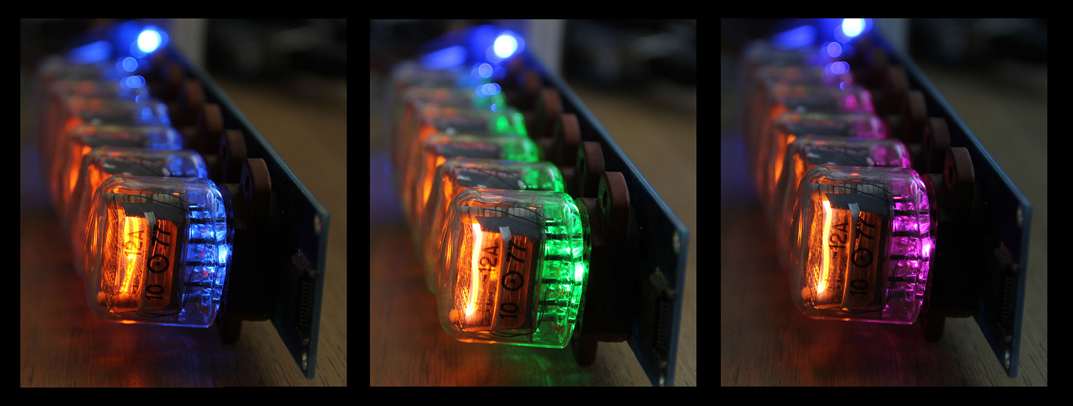 nixie tube colours rgb